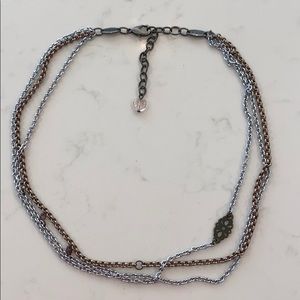 Sabika Three Strand Layering Necklace